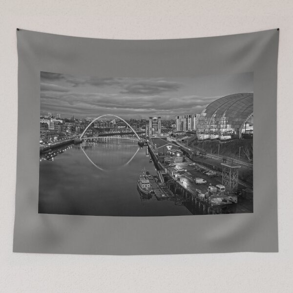 Item preview, River Tyne at Dusk, Newcastle-Gateshead designed and sold by Rob Cole Photography.