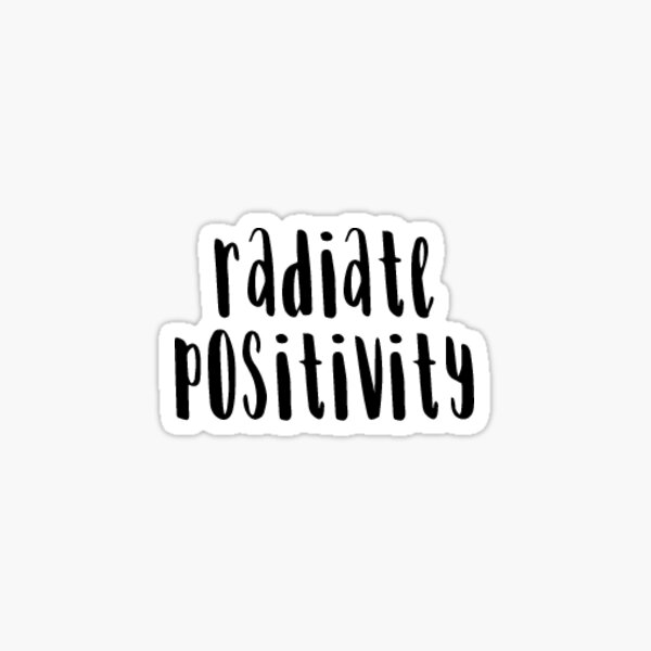 Radiate Positivity Sticker
