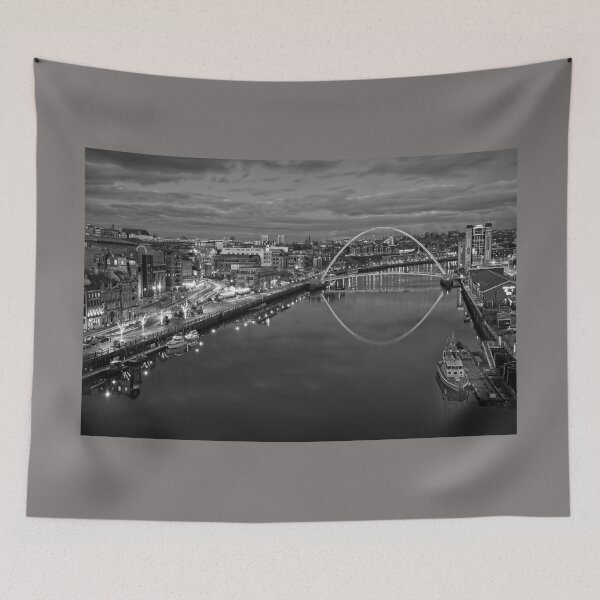 Item preview, River Tyne at Dusk, Newcastle-Gateshead designed and sold by Rob Cole Photography.