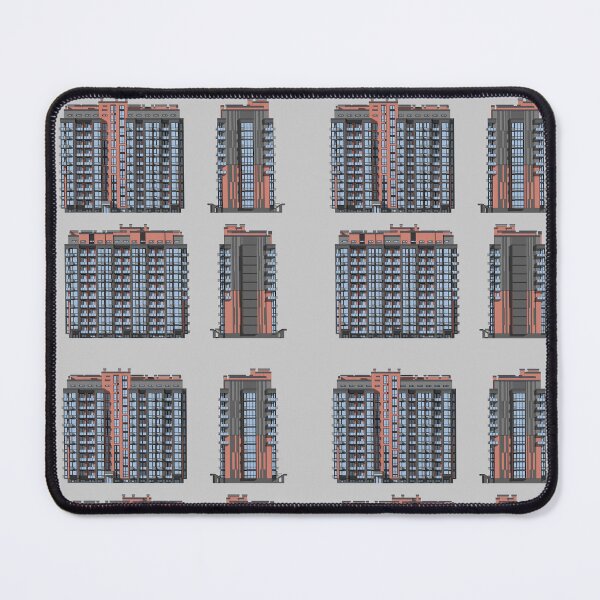 Item preview, Vector architectural project of a multistory building facades designed and sold by Familyshmot.