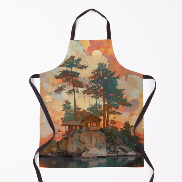 Aperçu de l'œuvre Cottage Île Dreamscape créée et vendue par DavidLoblaw.