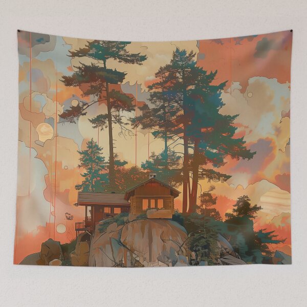Item preview, Cottage Dreamscape Island designed and sold by DavidLoblaw.