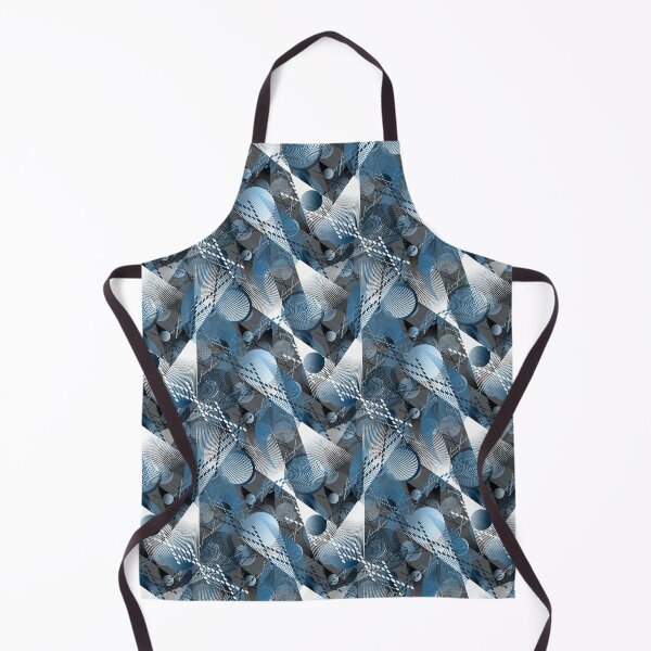 Item preview, Grey, blue, white abstract pattern. designed and sold by marinaklykva.