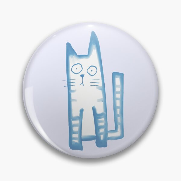 Item preview, Mungo the blue and white cat designed and sold by Sarah  McGilvray.