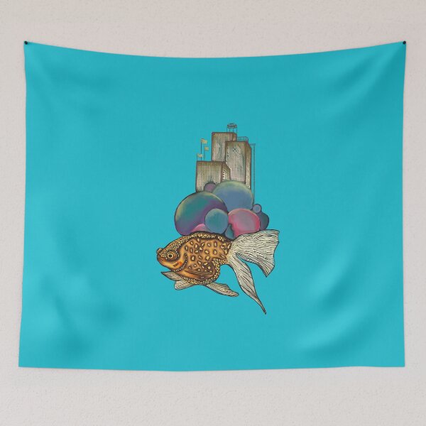Item preview, Hoarder fish designed and sold by Wasted Potential ink.