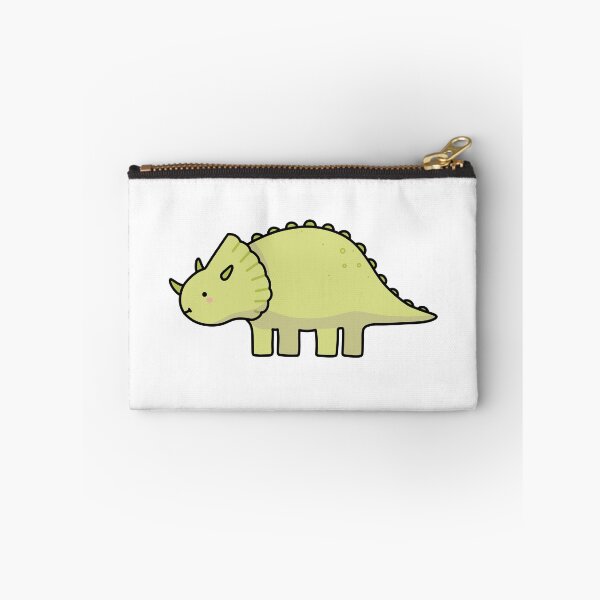 Item preview, Little green Dino, Triceratops Dinosaurus, Cute Prehistoric Illustration designed and sold by GingerandMilk.