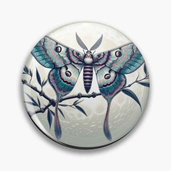 Item preview, chinese moon moth designed and sold by Dwipo Design.