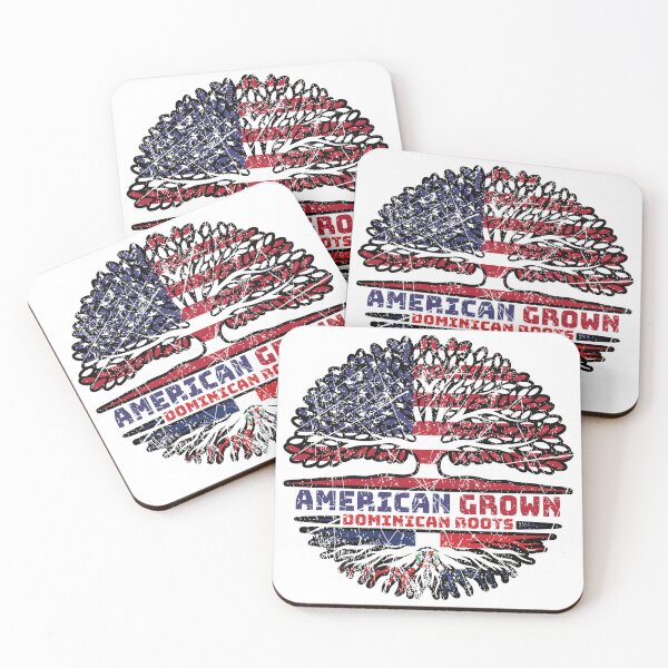 Item preview, Dominican Republic US American USA United States Tree Roots Flag designed and sold by FlagX.