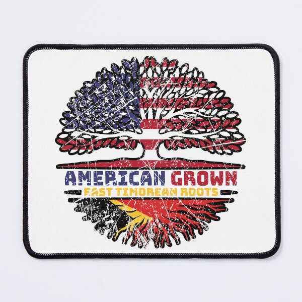 Item preview, East Timor East Timorean American USA Tree Roots Flag designed and sold by FlagX.