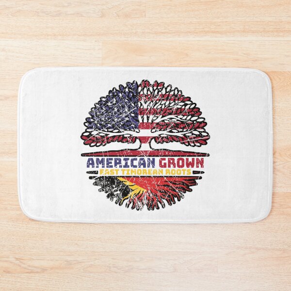 Item preview, East Timor East Timorean American USA Tree Roots Flag designed and sold by FlagX.