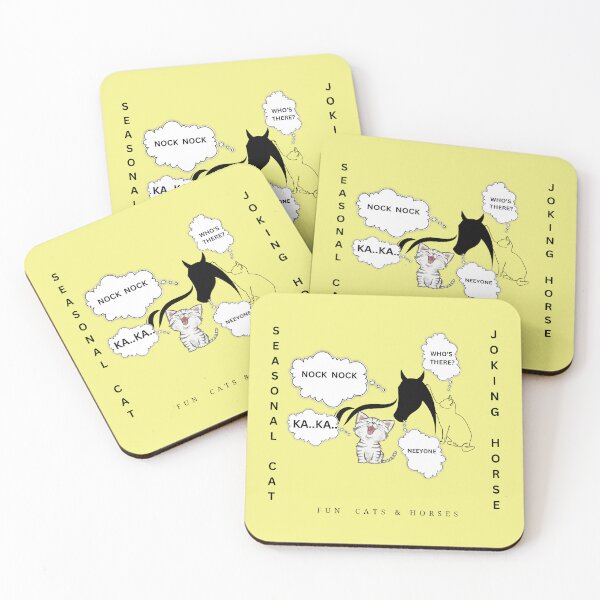 Item preview, SEASONAL CATS / Joking Horse designed and sold by Mara9.