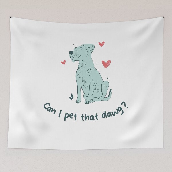 Item preview, can i pet that dawg designed and sold by Teescount.