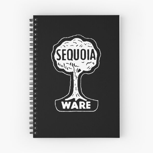 Item preview, Sequoia Ware pottery mark logo in white designed and sold by ceramicshirts.