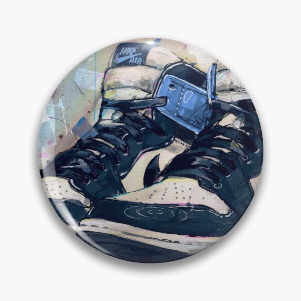 Item preview, AirJordan1 retro Obsidian blue art designed and sold by GalleryKauffeld.