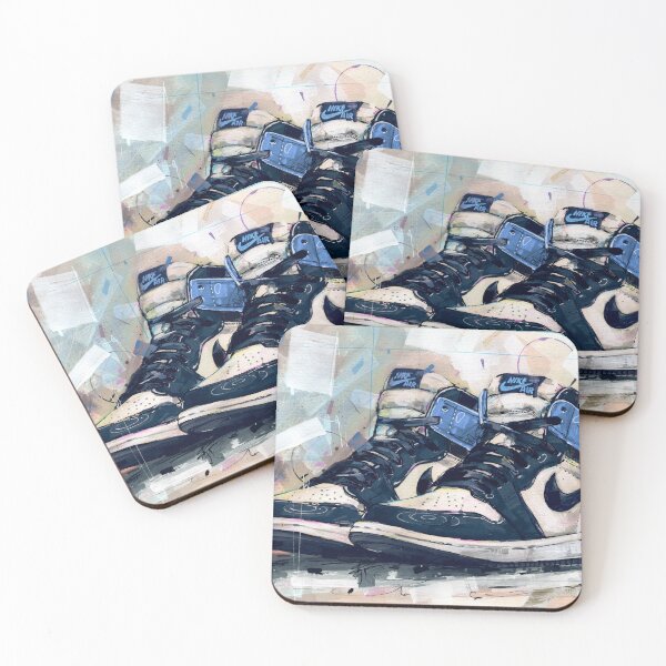 Item preview, AirJordan1 retro Obsidian blue art designed and sold by GalleryKauffeld.
