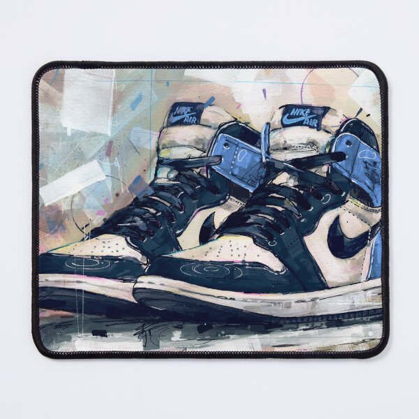 Item preview, AirJordan1 retro Obsidian blue art designed and sold by GalleryKauffeld.