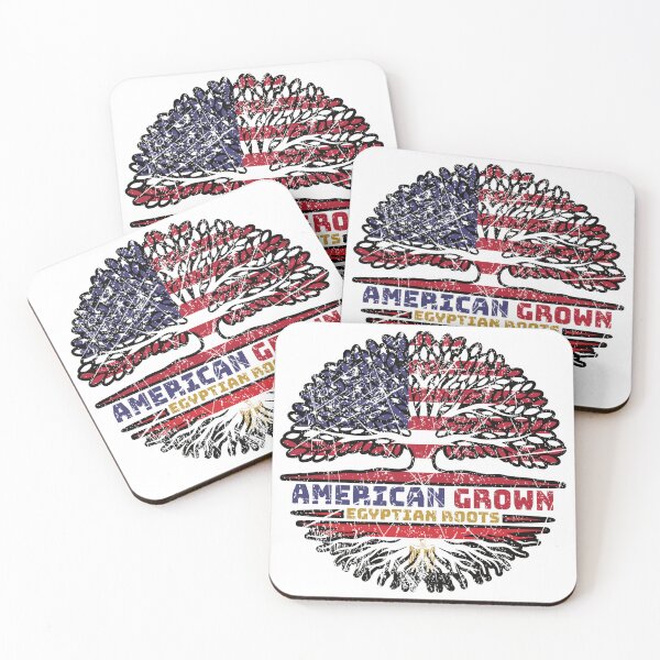 Item preview, Egypt Egyptian US American USA United States Tree Roots Flag designed and sold by FlagX.