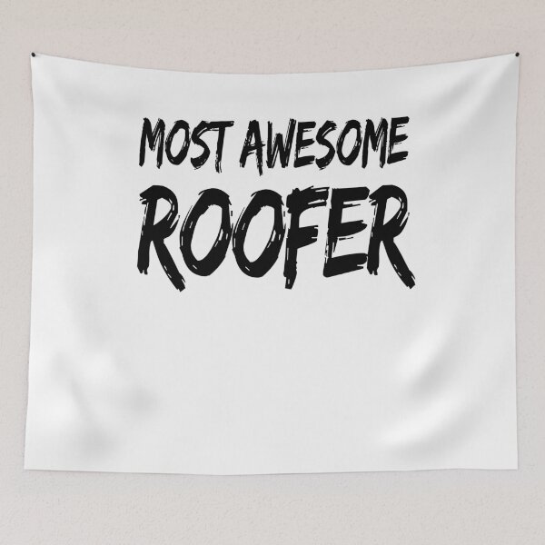 Item preview, Most Awesome Roofer designed and sold by GoJobs.