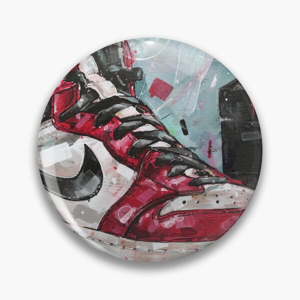 Item preview, Nike airjordan1 Chicago shoebox painting designed and sold by GalleryKauffeld.