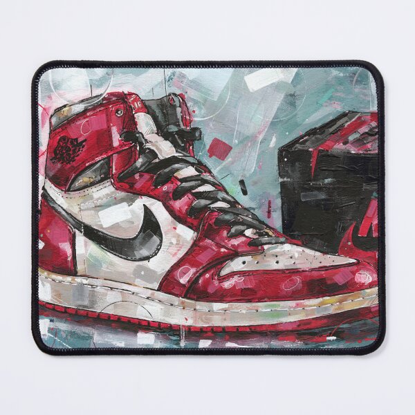 Item preview, Nike airjordan1 Chicago shoebox painting designed and sold by GalleryKauffeld.