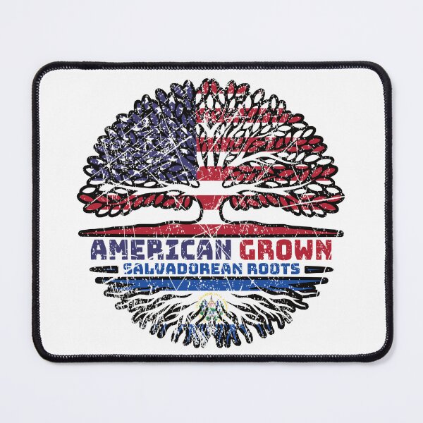 Item preview, El Salvador Salvadorean Salvadorian Salvadoran US American USA United States Tree Roots Flag designed and sold by FlagX.