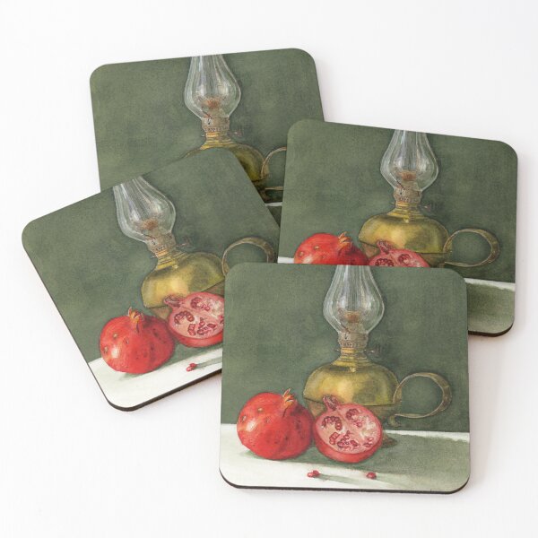 Item preview, Pomegranates and a Lamp designed and sold by Anjuna Sainath.