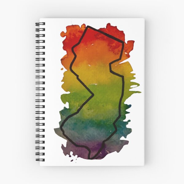 Item preview, Diseño del arco iris del orgullo lgbtqia del orgullo de Nueva Jersey designed and sold by Alicia Perrelli.