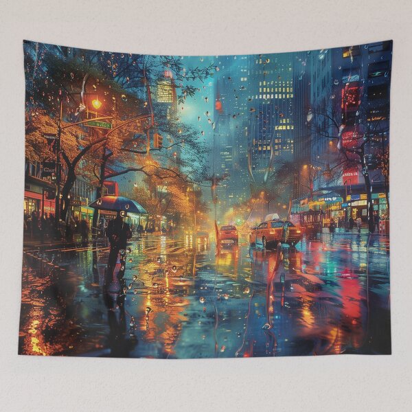 Item preview, Colorwashed Cityscape designed and sold by MNSY.