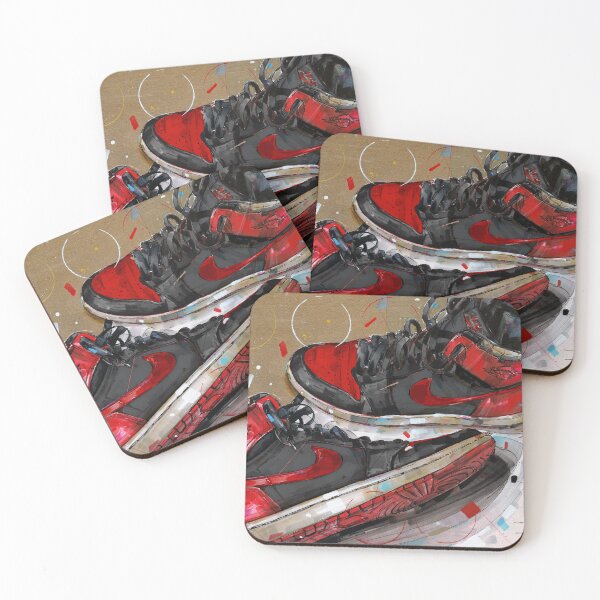 Item preview, Nike 1984 bannd bred sneaker art designed and sold by GalleryKauffeld.