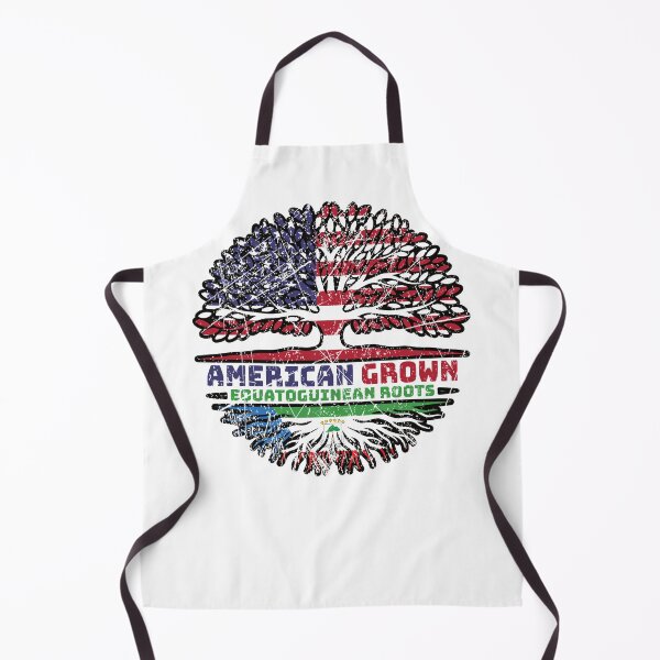 Item preview, Equatorial Guinea Equatoguinean American USA Tree Roots Flag designed and sold by FlagX.