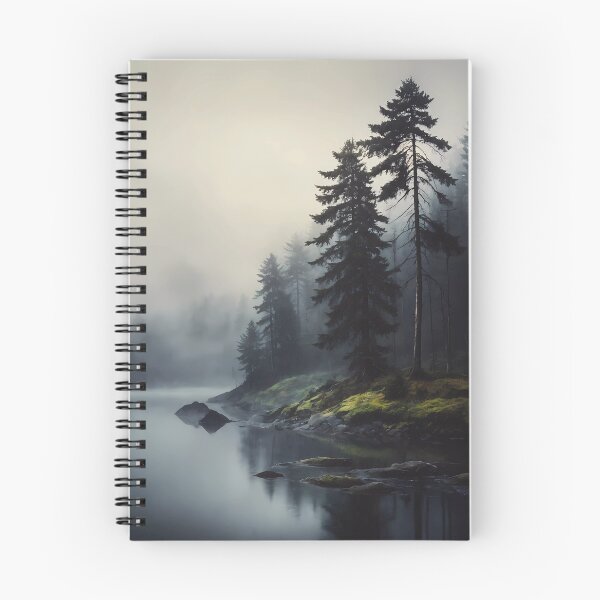 Item preview, Misty Forest Morning by the Lake designed and sold by Vitalka-uk.