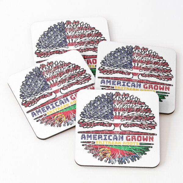 Item preview, Eritrea Eritrean US American USA United States Tree Roots Flag designed and sold by FlagX.