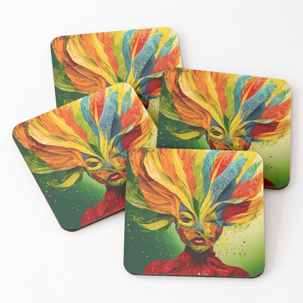 Item preview, Woman in Feathers designed and sold by Blue Horse Photo Magic.