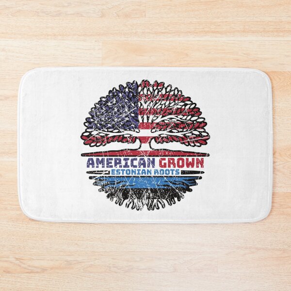 Item preview, Estonia Estonian American USA Tree Roots Flag designed and sold by FlagX.