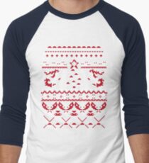 An Ugly Pokemon Christmas Men's Baseball ¾ T-Shirt