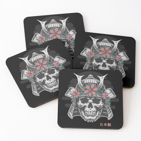 Item preview, Kabuto samurai skull designed and sold by MonochromeEcho.