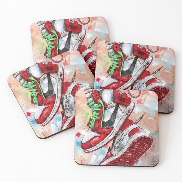 Item preview, Nike Jordan1 Chicago - green laces art designed and sold by GalleryKauffeld.