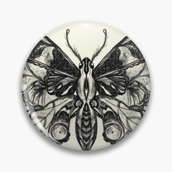 Item preview, Charcoal sketch moth designed and sold by August Doodles.