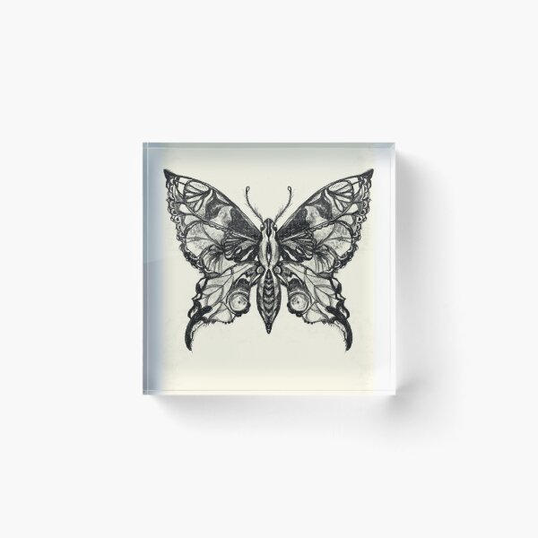Item preview, Charcoal sketch moth designed and sold by August Doodles.