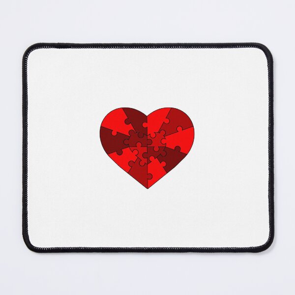 Item preview, Heart and puzzles designed and sold by Bubuliscloset.