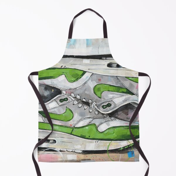 Item preview, AirMax1 patta green sneaker shoebox painting designed and sold by GalleryKauffeld.