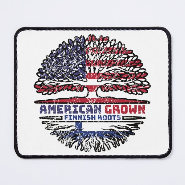 Item preview, Finland Finnish US American USA United States Tree Roots Flag designed and sold by FlagX.