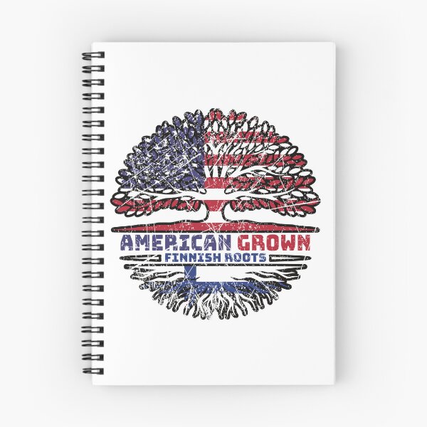 Item preview, Finland Finnish US American USA United States Tree Roots Flag designed and sold by FlagX.