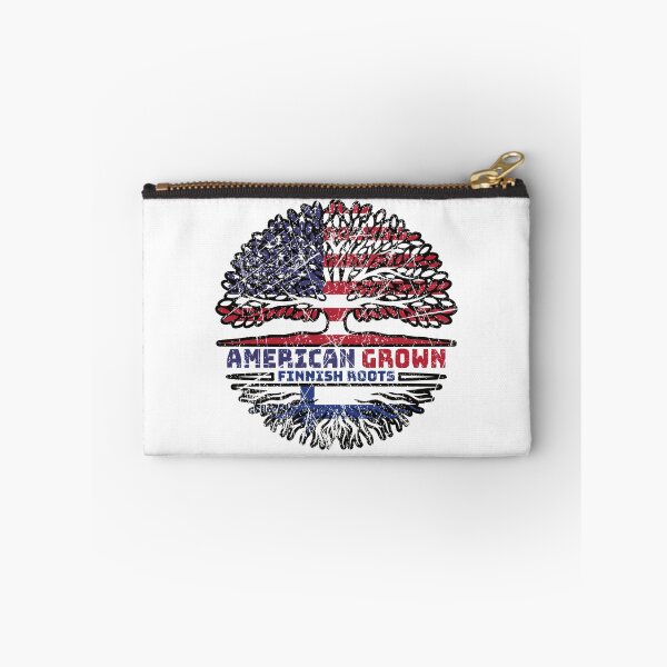 Item preview, Finland Finnish US American USA United States Tree Roots Flag designed and sold by FlagX.