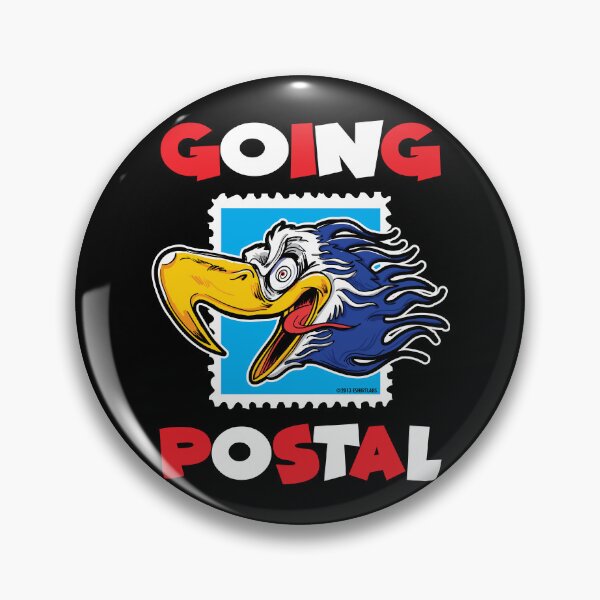 Artikelvorschau, Going Postal Crazy Eagle auf einer Briefmarke entworfen und verkauft von eShirtLabs.