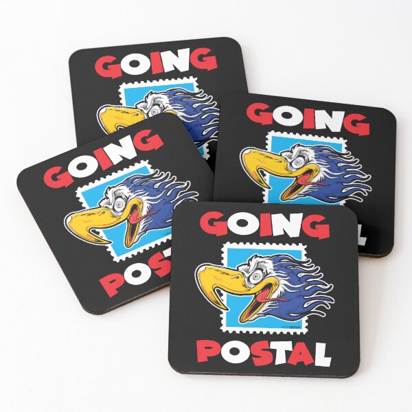 Item preview, Going Postal Crazy Eagle on a Stamp designed and sold by eShirtLabs.