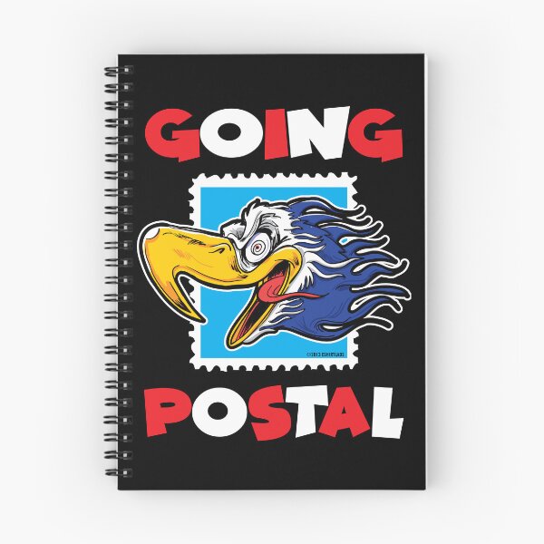 Item preview, Going Postal Crazy Eagle on a Stamp designed and sold by eShirtLabs.