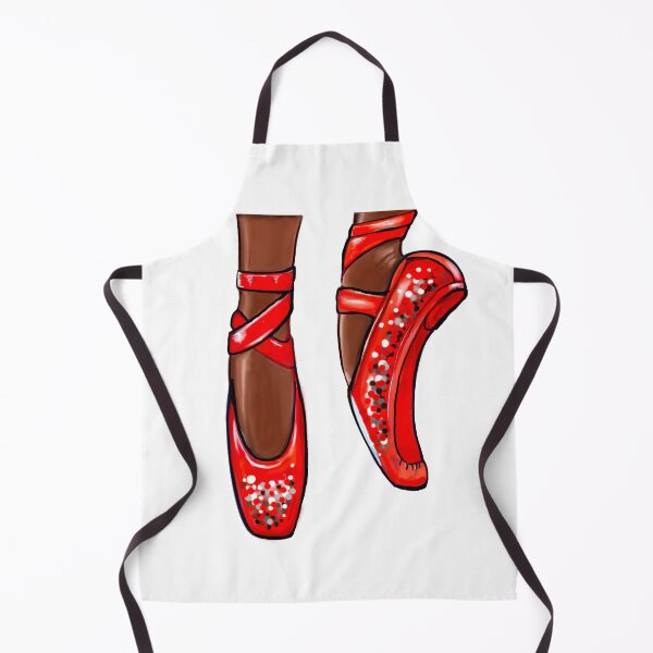 Artikelvorschau, Ballettschuhe Afroamerikanische Tänzerin, schwarze Ballerina tanzt in roten Spitzenschuhen Love Ballet entworfen und verkauft von Artonmytee.