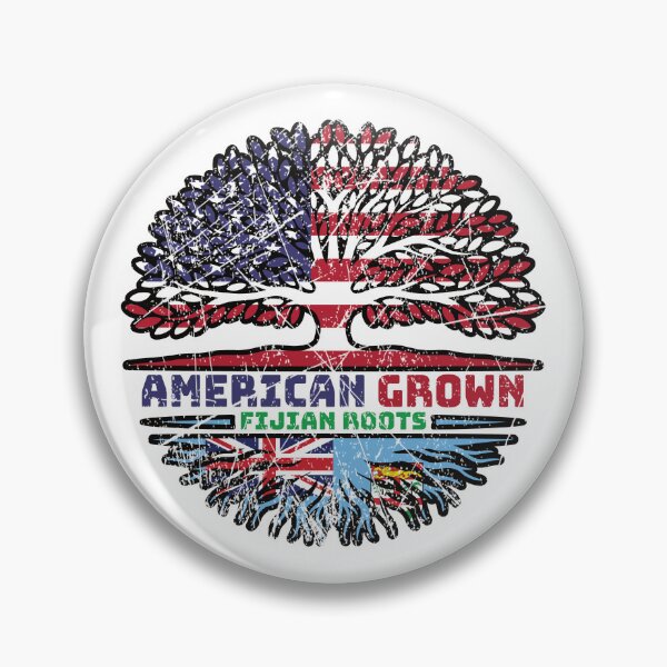 Item preview, Fiji Fijian US American USA United States Tree Roots Flag designed and sold by FlagX.