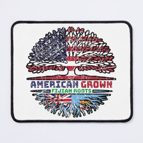 Item preview, Fiji Fijian US American USA United States Tree Roots Flag designed and sold by FlagX.